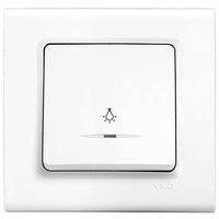 INTRERUPATOR SCARA LED CU REVENIRE LINNERA ALB