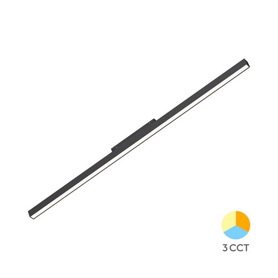 CORP LINEER LED PT SINA MAGN. 36W 3060LM 3in1 NEGRU