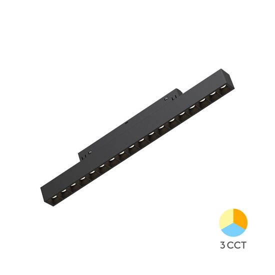 CORP LED PT SINA MAGNET 18W 1580lm 24gr. 3in1 NEGRU