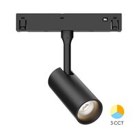 SPOT LED PE SINA MAGNET 6W 440lm 24gr. 3IN1 NEGRU