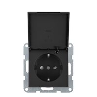 MECANISM PRIZA SCHUKO CU CAPAC KARRE PLUS PANASONIC FUMURIU