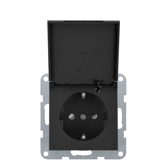MECANISM PRIZA SCHUKO CU CAPAC KARRE PLUS PANASONIC FUMURIU