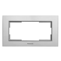 RAMA PT PRIZA SCHUKO D.KARRE PLUS ALUM SILVER
