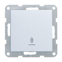 MECANISM INTRERUPATOR SCARA CU LED KARRE PLUS SILVER