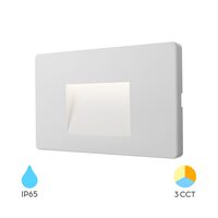 CORP LED PT, 3W 240lm, 3IN1 VEKTA-B PATRAT ALB IP65