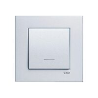 INTRERUPATOR CU LED NOVELLA SILVER FARA RAMA