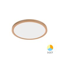 PLAFONIERA LED 20W 3IN1 IP20 LEMN JADE RND SLR