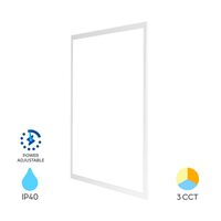 LED PANEL SLIM 28-33-40W 4400LM 595X595 ALB 3in1 BRAYTRON