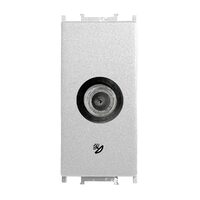 PRIZA SATELIT F CONNECTOR 10dB 1M ALB METALIC