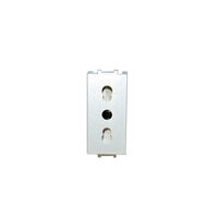 PRIZA ITALIANA MODULAR 1M ALB METALIC PANASONIC
