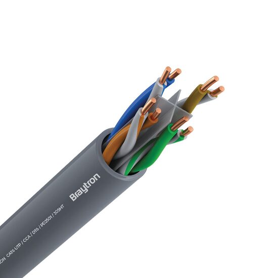 CABLU UTP CAT6 CCA GRI DT6 305M/BUC