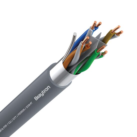 CABLU FTP CAT6 Cu/Cu GRI DT7 305M/BUC