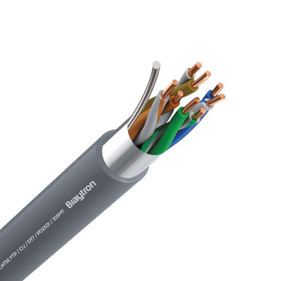 CABLU FTP CAT5 Cu/Cu GRI DT7 305M/BUC
