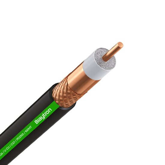 CABLU COAXIAL RG6 CX7 Cu/Cu 75ohm NEGRU 100m/buc