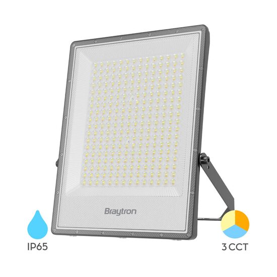 PROIECTOR LED PF 300W 3in1 33000LM cu lentila 90g. IP65-GRI