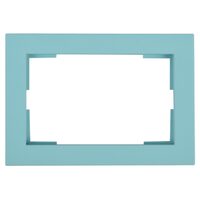 RAMA PENTRU PRIZA DUBLA KARRE PLUS 55 SOFT TOUCH TURCOAZ FS
