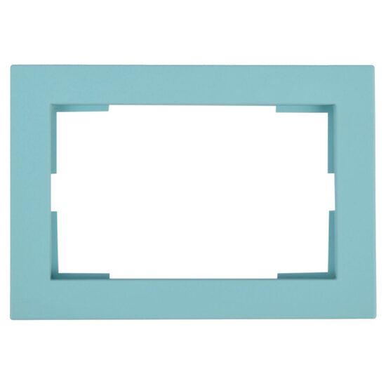 RAMA PENTRU PRIZA DUBLA KARRE PLUS 55 SOFT TOUCH TURCOAZ FS