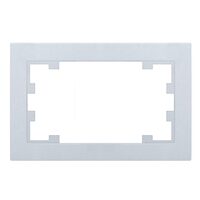 RAMA PENTRU PRIZA DUBLA KARRE PLUS 55 SILVER FS