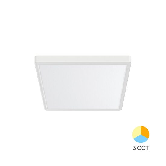 PLAFONIERA LED 20W 3IN1 IP40 ALB JADE SQR SLR