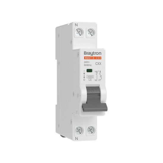 SIGURANTA AUTOMATA 1P+N 25A C 4.5kA BRAYTRON BMG1-D