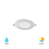 SPOT LED ROTUND ST 3W 220LM 3IN1 F:85MM IP40 ALB