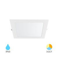 SPOT LED PATRAT ST 12W 1120LM 3IN1 D:170x170MM IP40