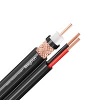 CCTV COAXIAL CU + 2x0.75mm CCA, ALB , 305M/ROLA
