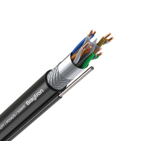 CABLU SF/UTP cu SUFA CAT6 Cu/Cu DT7 NEGRU 305M/ROLA