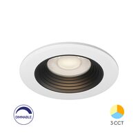 SPOT CU LED ROTUND G6 6,5W DIM-3in1 IP20 ALB/NEGRU