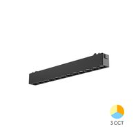 CORP LED PT SINA MAGNET 12W 24gr. 3in1 NEGRU SLIM