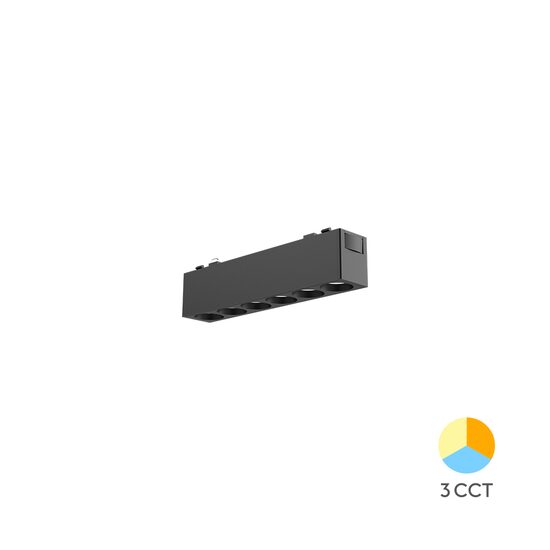 CORP LED PT SINA MAGNET 6W 3in1 NEGRU S20B-LNS110-SLIM