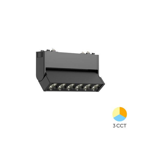 CORP LED PT SINA MAGNET 6W 3in1 NEGRU S20B-WSL110