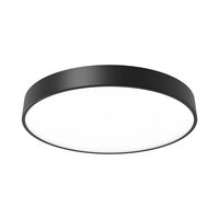 PLAFONIERA LED 50W 3in1 NEGRU BLADE RND