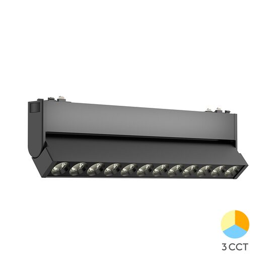 CORP LED PT SINA MAGNET 12W 3in1 NEGRU S20B-WSL250