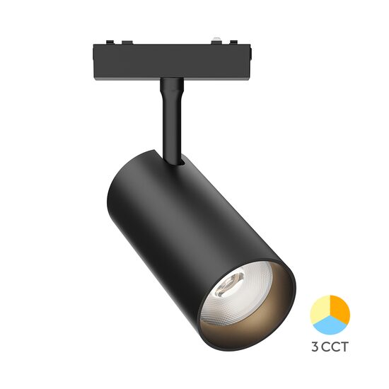 SPOT LED PE SINA MAGNET 18W 1580lm 24gr. 3in1 S20B-TRC060 NEGRU
