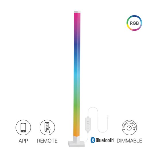 LAMPA AMBIENTALA LED RGBW CU BLUETOOTH 8W DIMMABLE