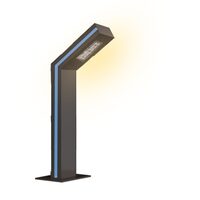 PITIC Alu. H100cm D:8x12cm, tip:L, LED:12W, IP54