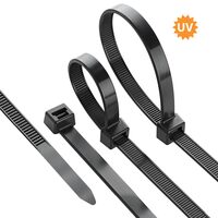 BRIDA PLASTIC 3,6x280mm NEGRU 100buc/PAC PA66-UV BRAYTRON