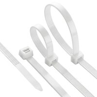 BRIDA PLASTIC 4,8x370mm ALB 100buc/PAC PA66-BRAYTRON