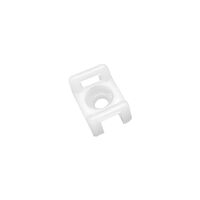 SUPORTI pt BRIDA, 16x10,7mm PA66 ALB 100BUC/PAC