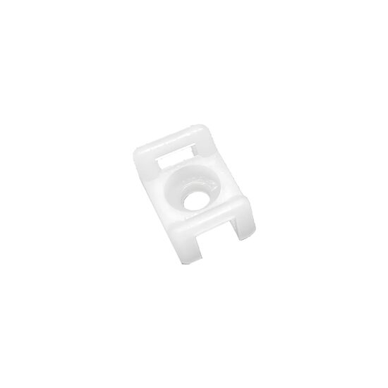 SUPORTI pt BRIDA, 16x10,7mm PA66 ALB 100BUC/PAC