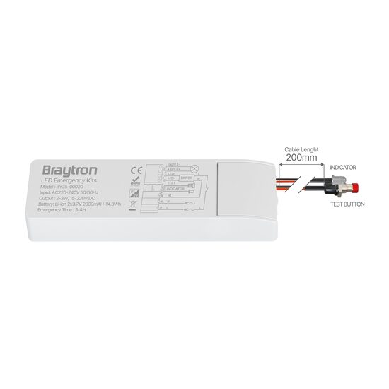 KIT EMERGENTA PT SPOT LED - PANEL LED 3W-50W 3.7V-3.6Ah