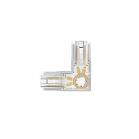 CONECTOR HEGZA-90 GRADE TRANSPARENT