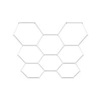 SISTEM HEGZA-8-G2 HEXAGONAL-8 GRILA 240W 6500K 26500LM L:2380x2380mm IP20 HEGZA-8-G2