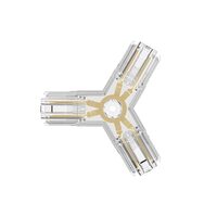 CONECTOR HEGZA-TRIPLU 120 GRADE TRANSPARENT