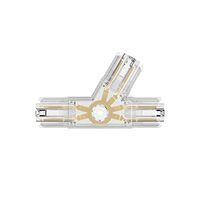 CONECTOR HEGZA-TRIPLU 120 GRADE-L TRANSPARENT